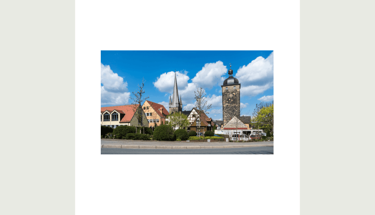 Foto der deutschen Stadt Lichtenfels